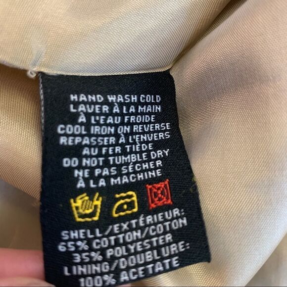 Bedo light tan brown trenchcoat size medium - Picture 12 of 16